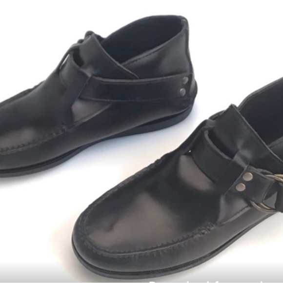 Women's black leather Quoddy Ring Boot w/blk Vibram sole. NEW w/o orig box! - Picture 2 of 7